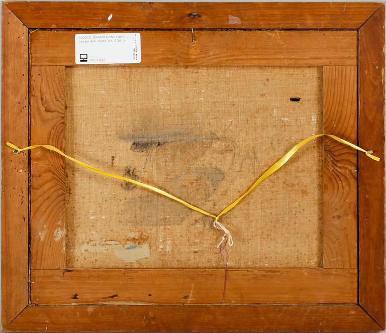 JOHAN PHILIP KORN, hans art, olja på duk, 1700-/1800-tal.