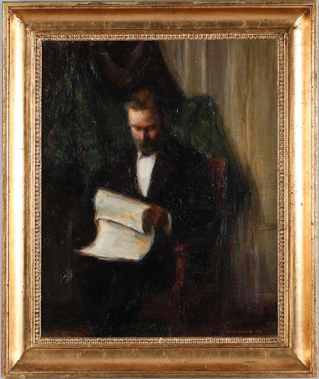 NABOT JOHAN NATANAEL TÖRNROS, olja på duk, signerad och daterad 1896.