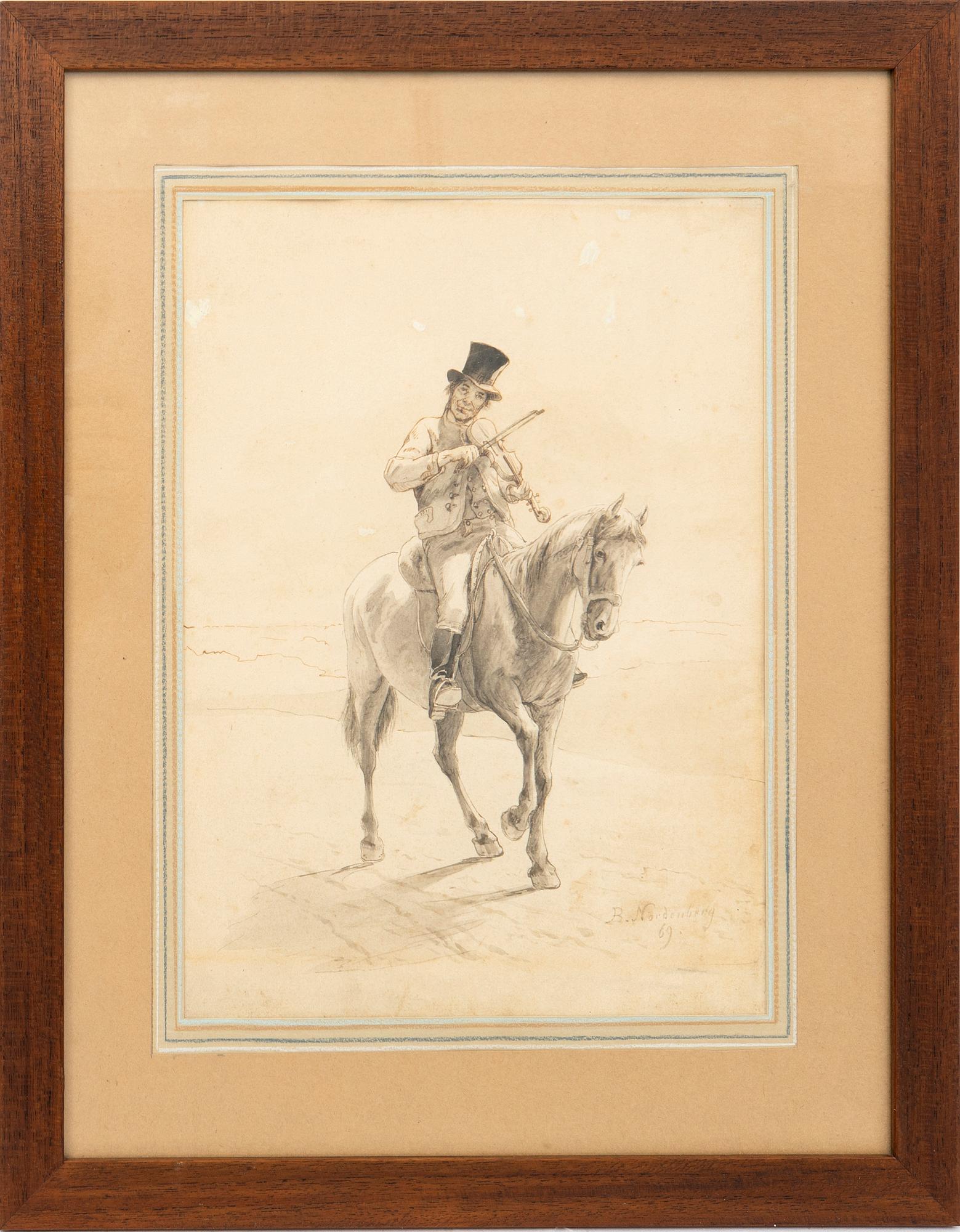 Bengt Nordenberg, Violinist on Horseback.