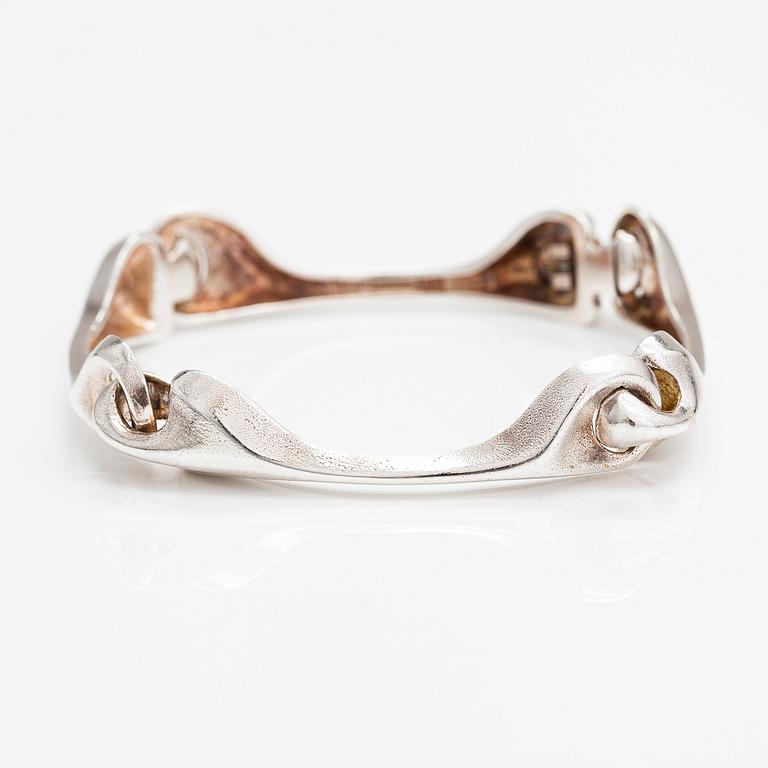 Björn Weckström, Armband "Armilla", sterlingsilver. Lapponia 1977.