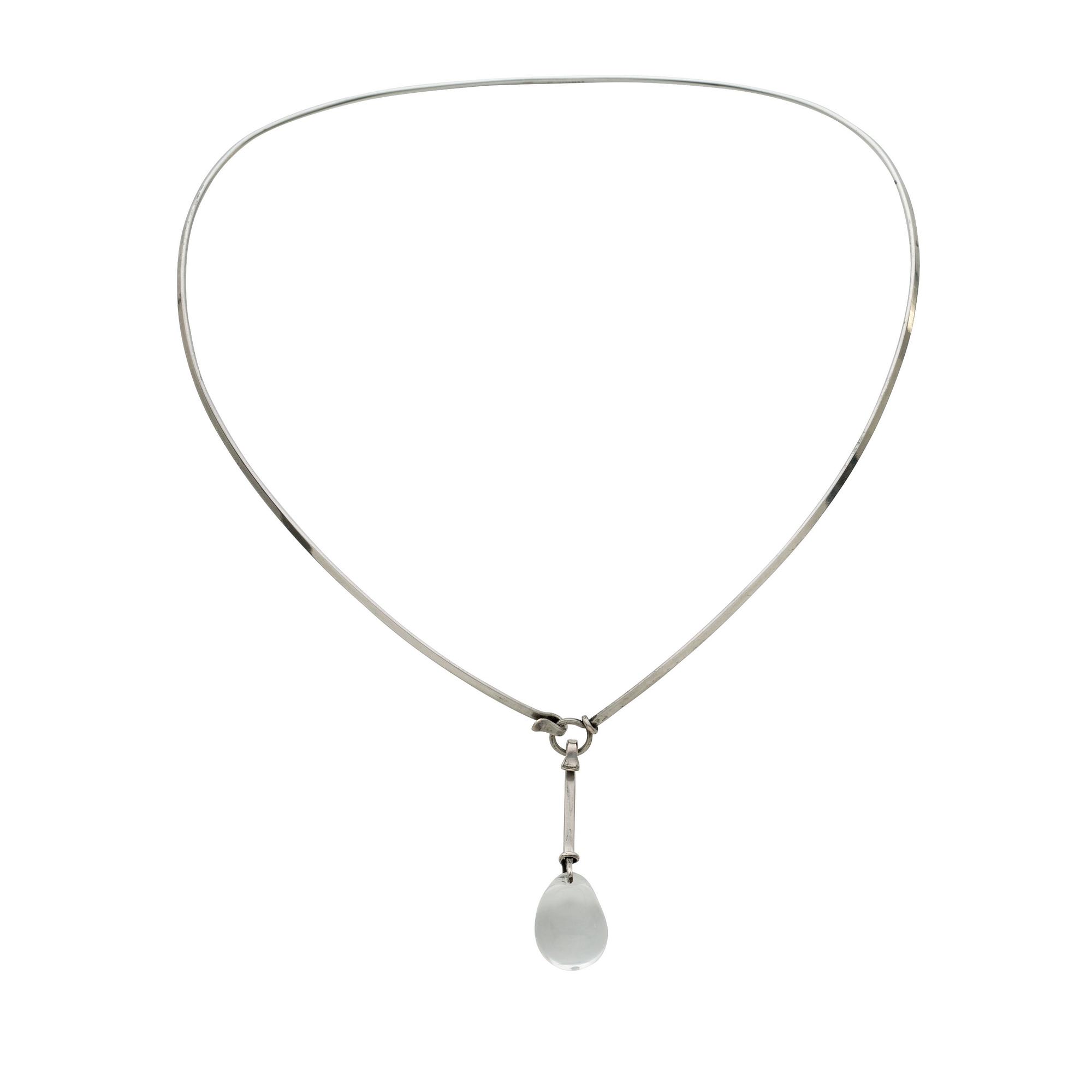 A Torun Bülow Hübe silver necklace, Stockholm 1964.