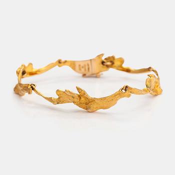 Björn Weckström, Armband "Mariehand", 14K guld. Lapponia 1969.