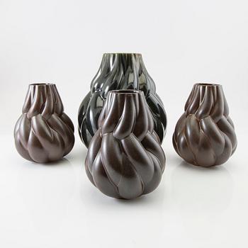 Lisa Hilland, Vases 4 pcs "Eda" for Mylhta 21st century.