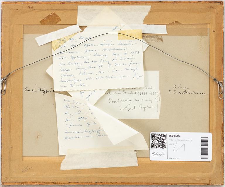 Fritz von Dardel, "Emila Högqvist" - "Överste C G v. Brinkman".