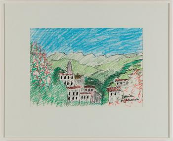 STIG CLAESSON, pastel, signerad.