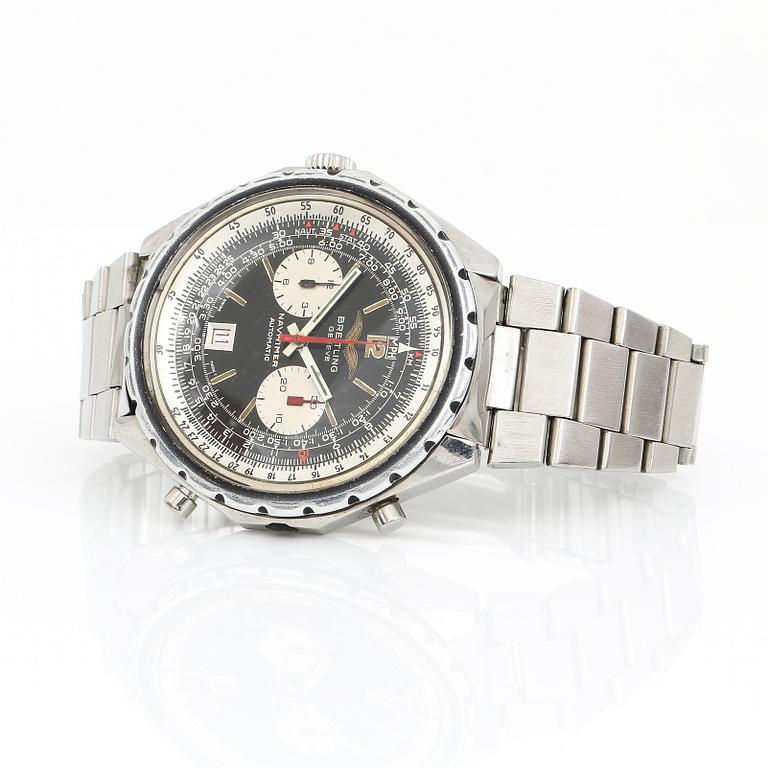 HERRARMBANDSUR, stål, Breitling, Navitimer, automatic.