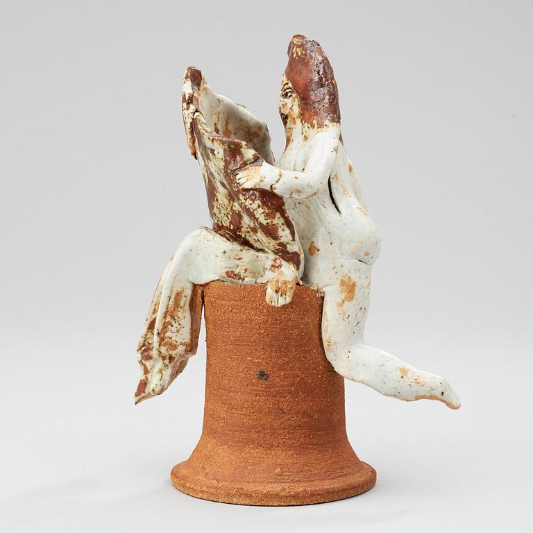 A unique Lisa Larson stoneware sculpture, Gustavsberg Studio 1970's.