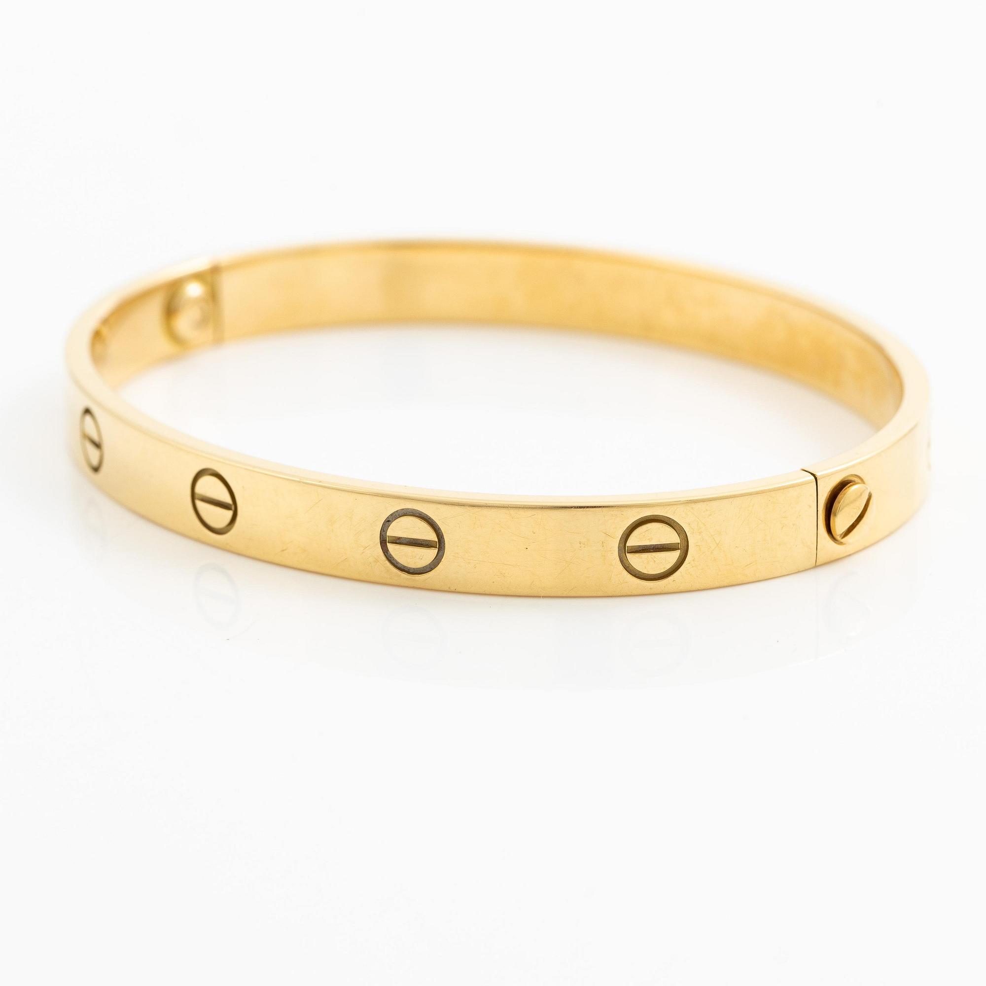 Cartier armring "Love" 18K guld.