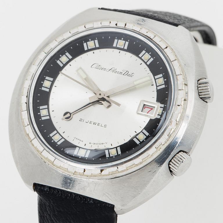 CITIZEN, Alarm Date, wristwatch, 42 x 41 (42) mm.