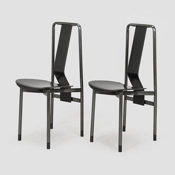 Achille Castiglioni, four 'Irma' chairs, Zanotta, Italy.