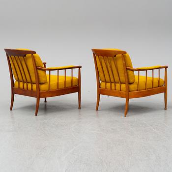 KERSTIN HÖRLIN-HOLMQUIST, a pair of 'Skrindan' easy chairs, OPE-möbler.