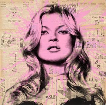 Mr Brainwash (Thierry Guetta), "Cover Girl" (Kate Moss).