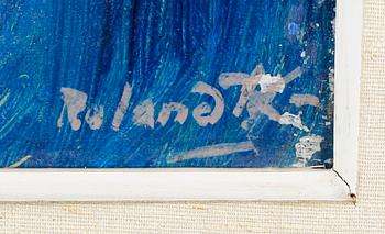 ROLAND KEMPE, olja på duk, signerad.