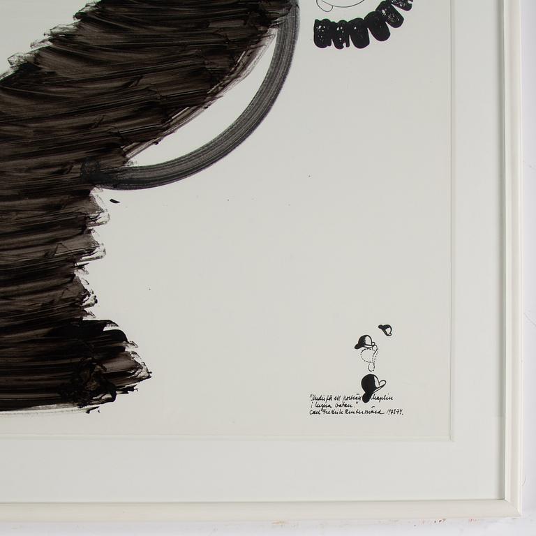 CARL FREDRIK REUTERSWÄRD, ink & gouache, signed and dated 1973-73.
