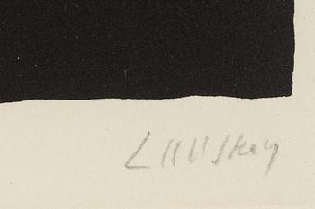 André Lanskoy, lithograph in colours signed and numbered 84/120.