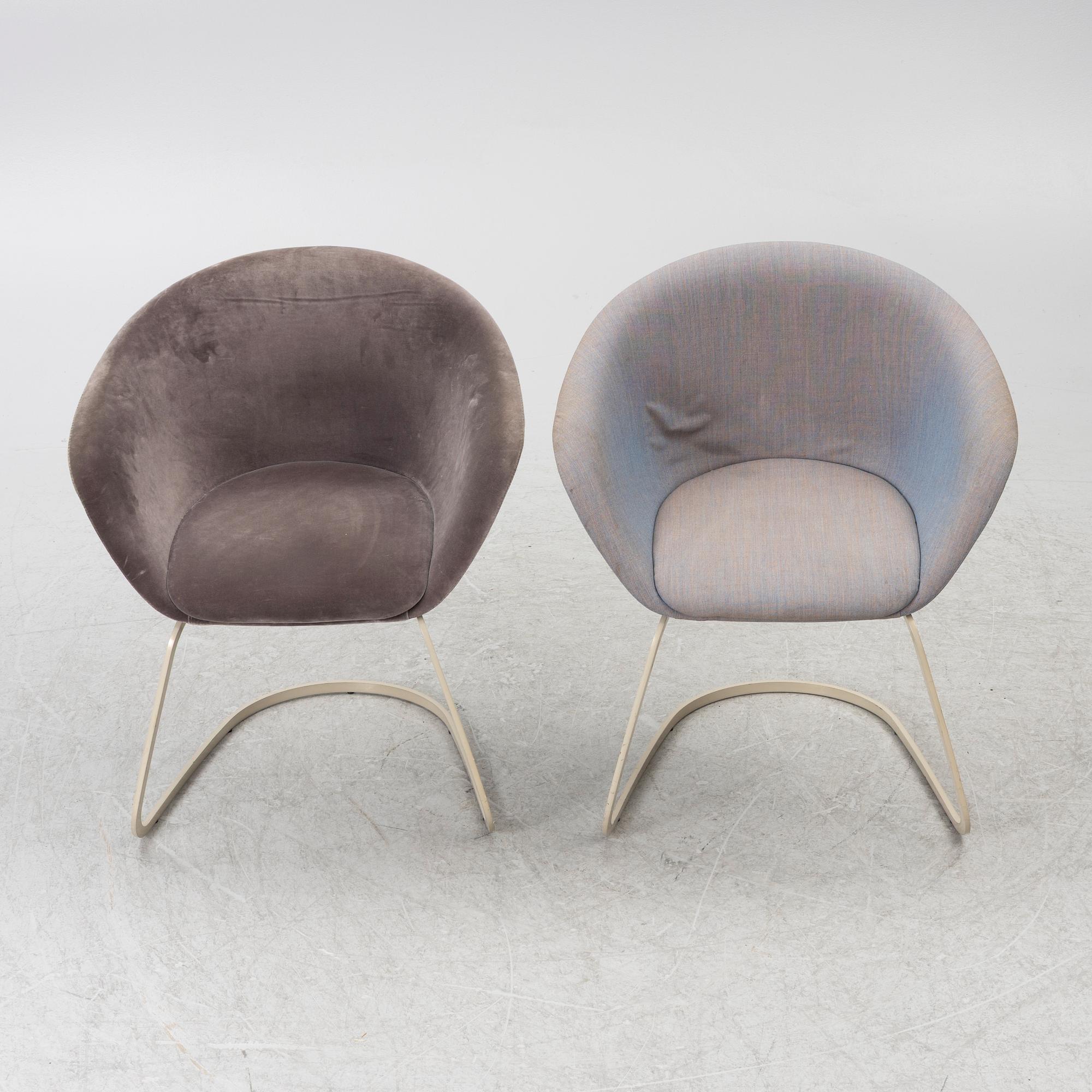 Armchairs, 3+1, Arper, Italy.