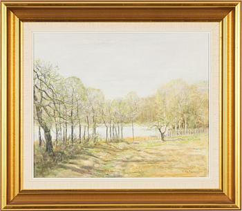 Robert Högfeldt, oil on board, signed.