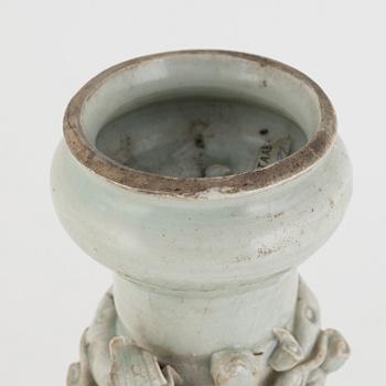 A Qingbai molded vase, Song/Yuan.