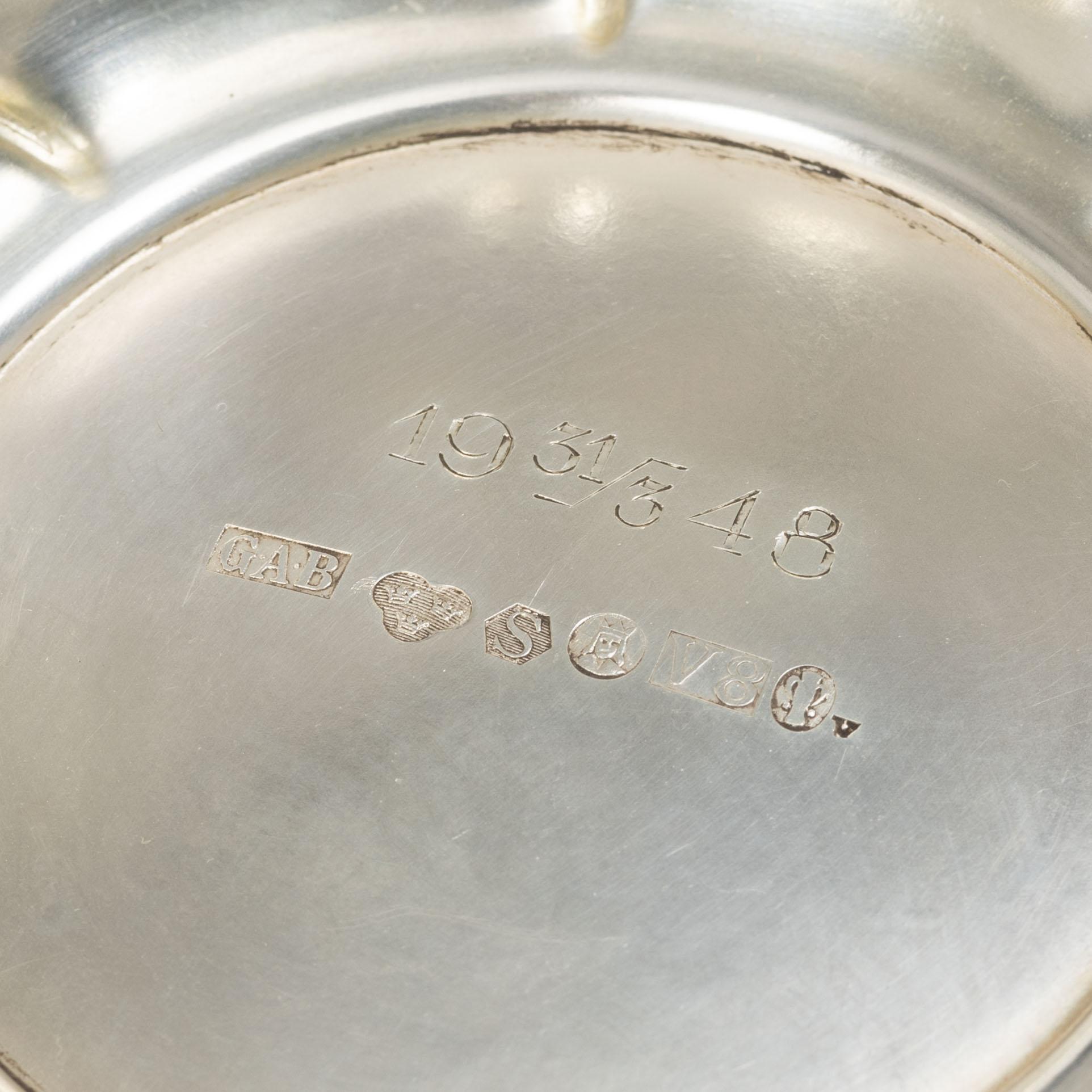 GAB, a silver beaker, Stockholm, 1947.