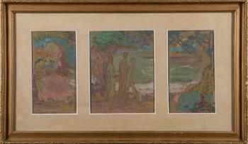 MAGNUS ENCKELL, SKETCH TO A FRESCO.