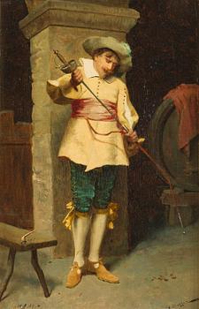 Tuntematon taiteilija, 1800-luku, signeerauksella.