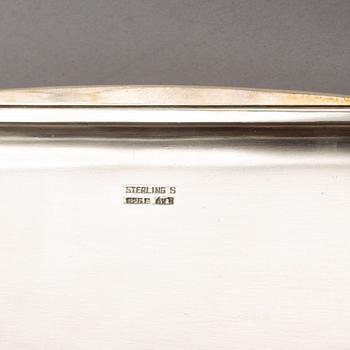 A silver box by Axel Holm, Denmark, second half of the 20th Century.