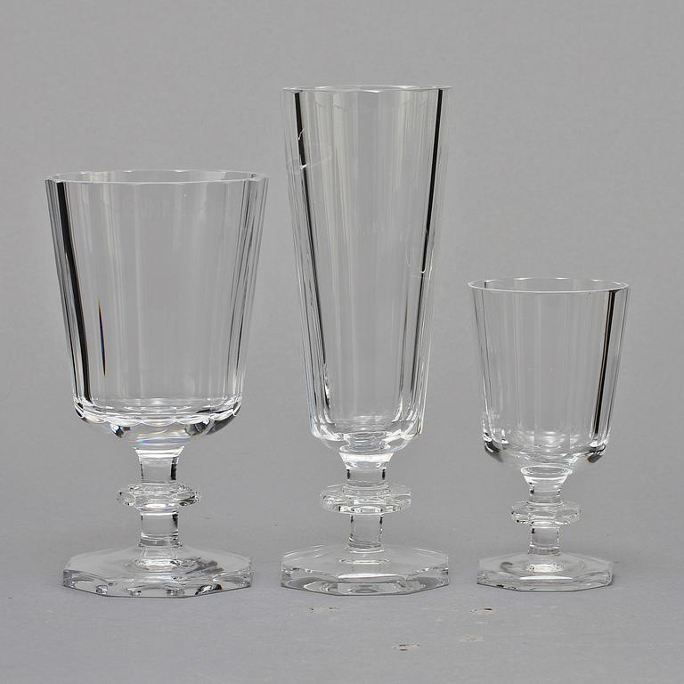GLASSERVIS, 71 delar, Karlberg, Elis Bergh, Kosta, 1900-tal.