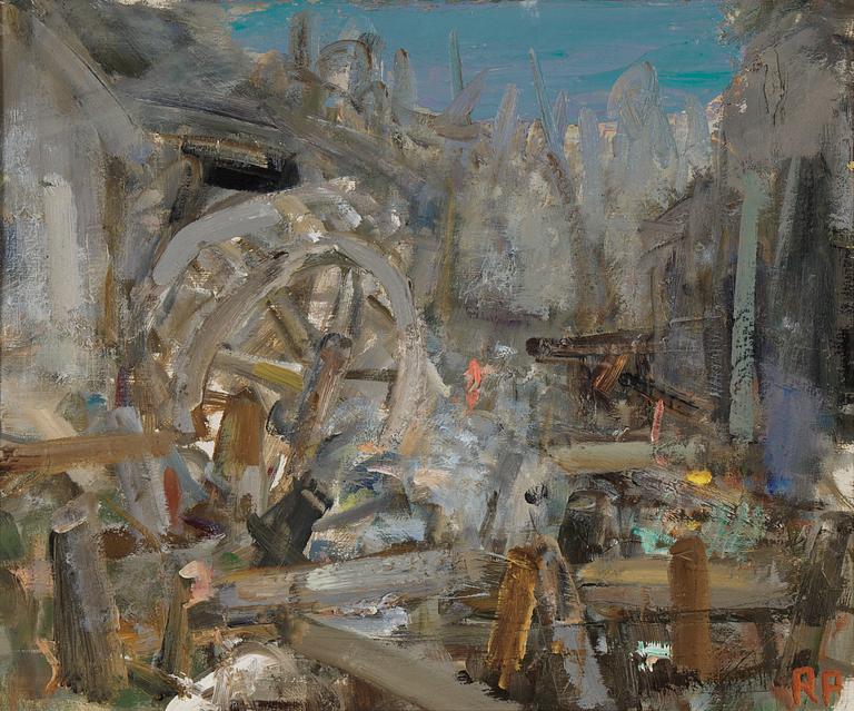 Ragnar Person, oil on board, signed.