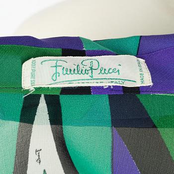 Emilio Pucci, tvådelad ensemble, storlek It 6.