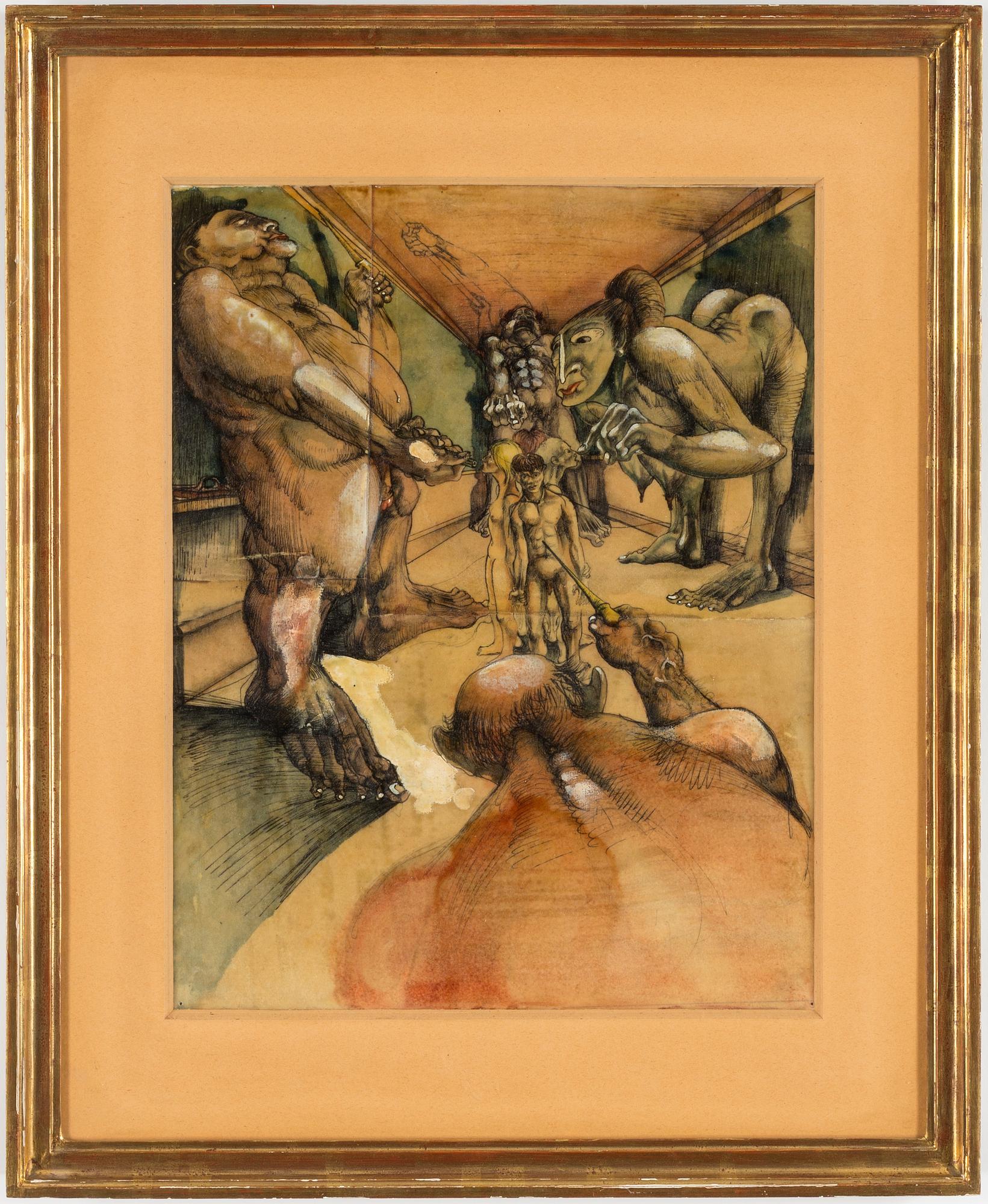 ULF RAHMBERG, mixed media on paper.