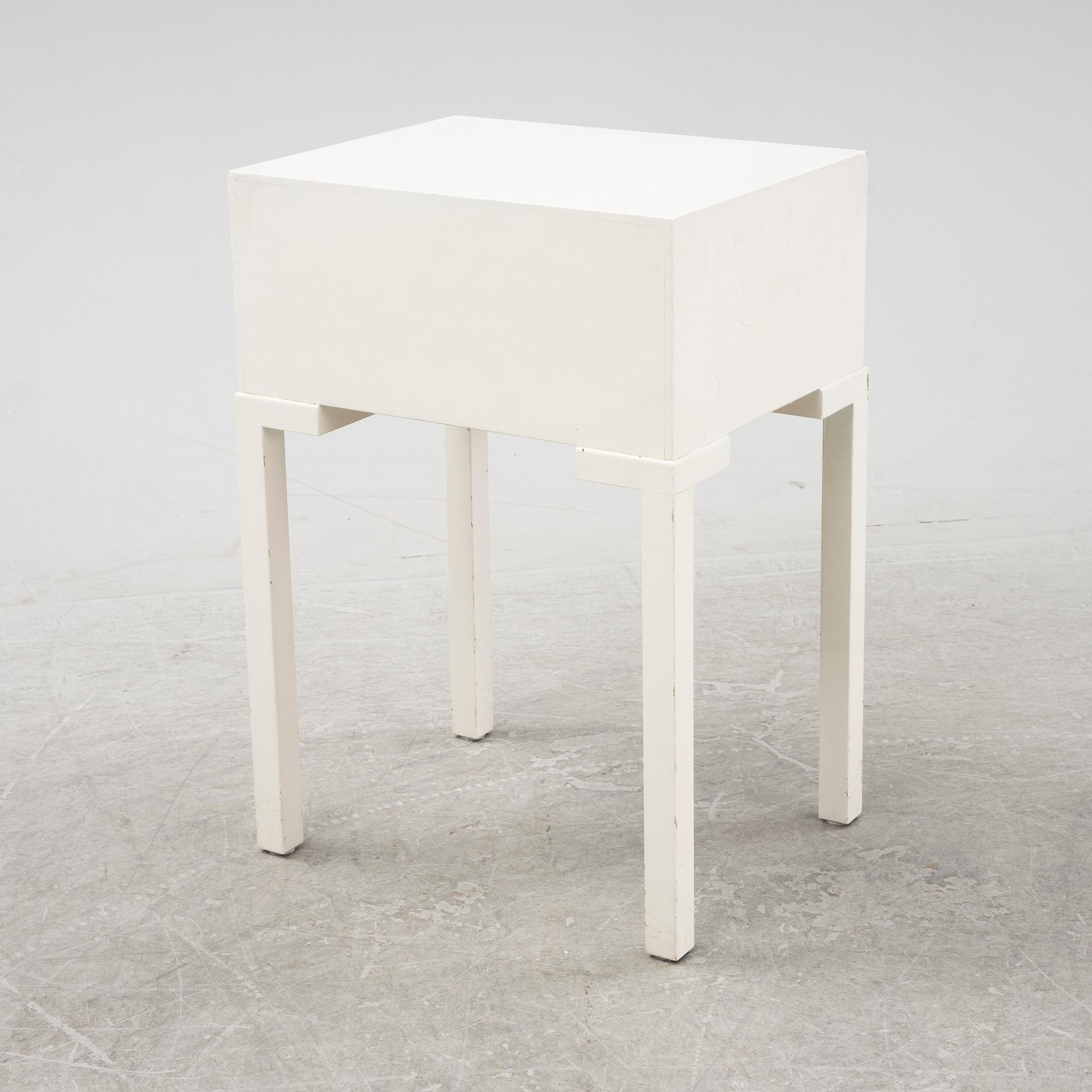 Axel Einar Hjorth, a painted 'Sibylla' bedside table, Nordiska Kompaniet, 1936.