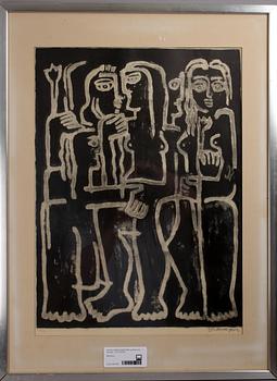 OKÄND KONSTNÄR, grafiskt blad, bär sign., numr 160/200.