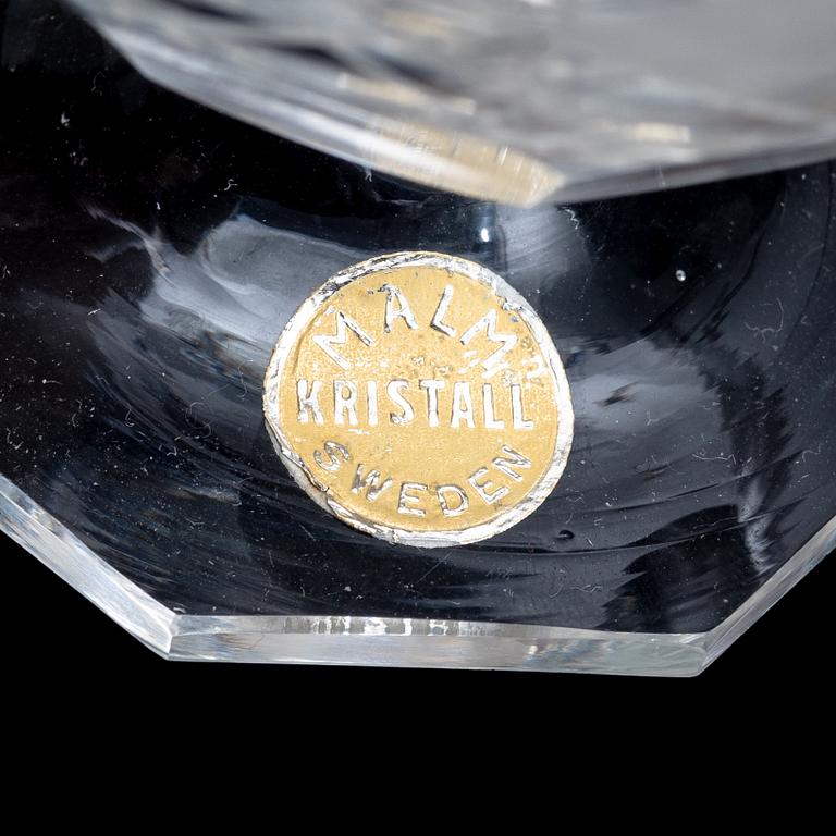 A 52-piece glass service, Kosta, Sweden, mid 20th century.