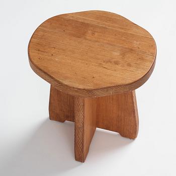 David Rosén, a pine stool 'Berga', Nordiska Kompaniet, Sweden 1930-1940s.