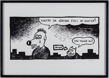 GUNNAR LUNDKVIST, silk screen, signed in pencil.