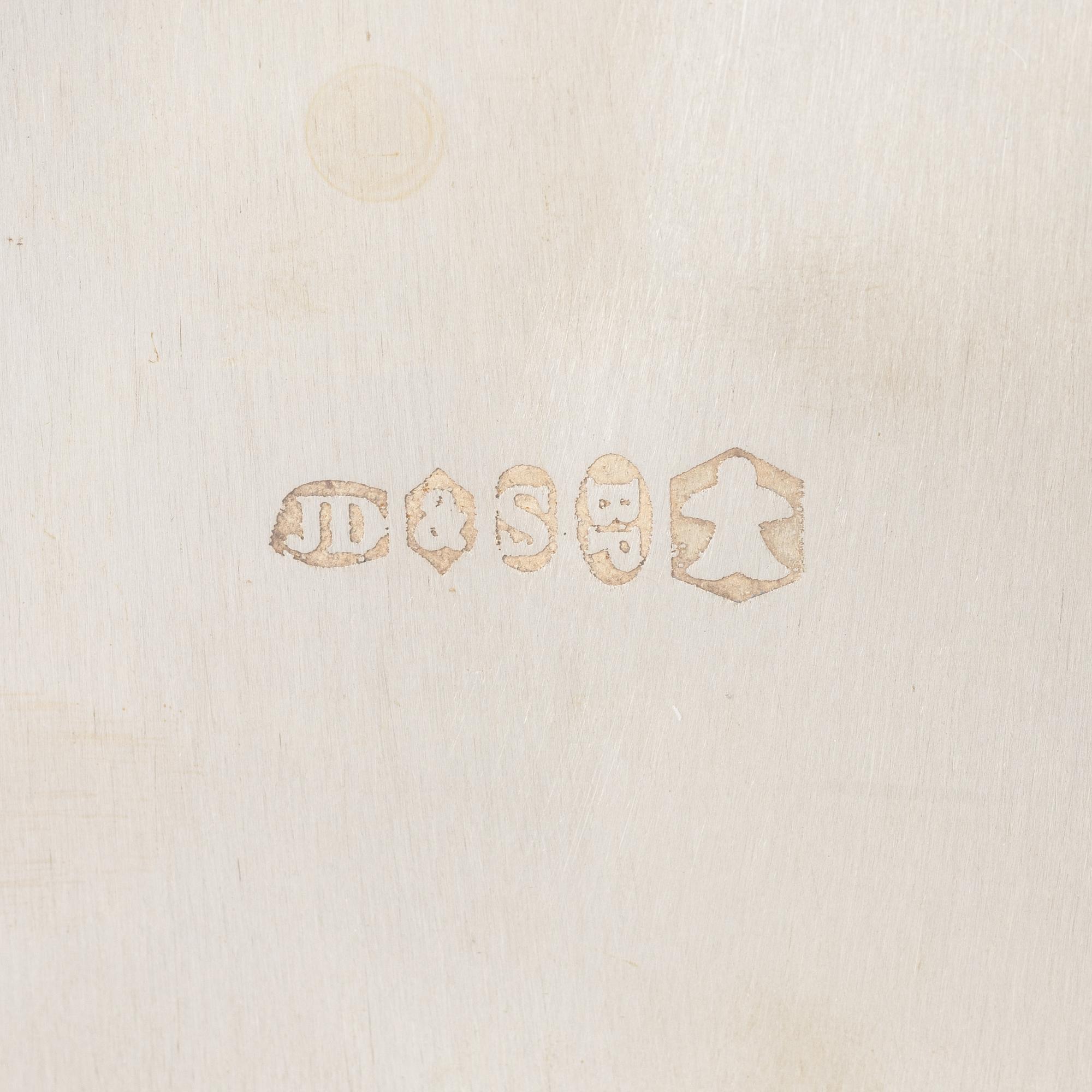 Vinkylare, nysilver, samtida, för fyra flaskor och is.