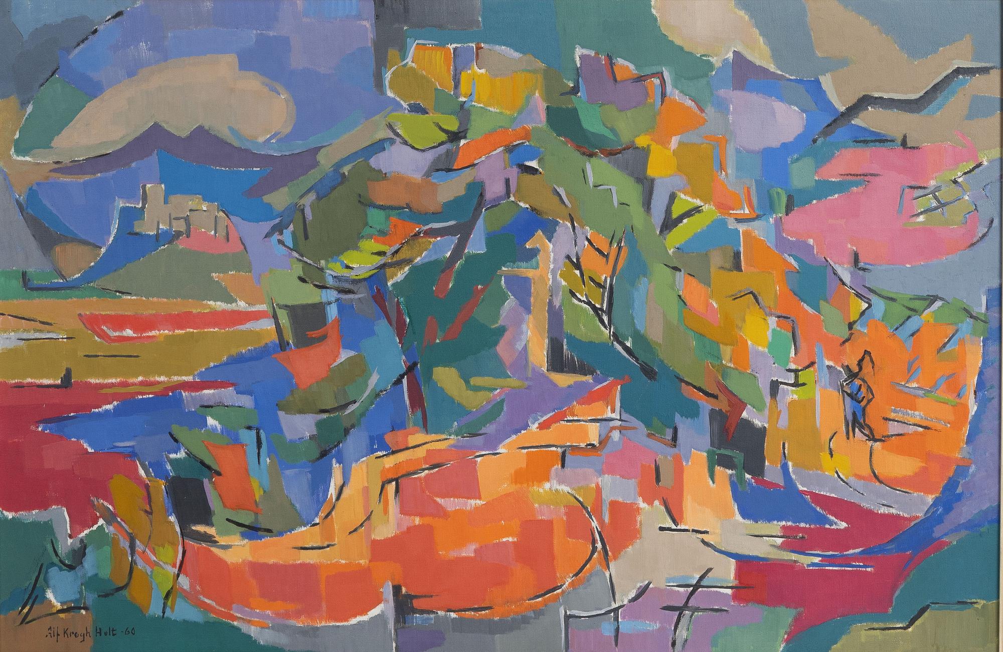 Alf Krogh Holt, "La Cadiere d'Azur".