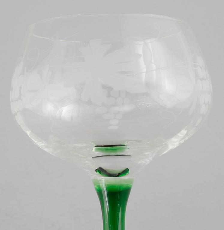 REMMARE, 12 st, glas, Kosta Boda, 1900-tal.