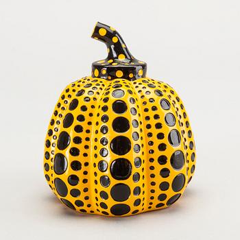 Yayoi Kusama, after, multiple, painted cast resin, published by Benesse Holdings, Inc., Naoshima, Japan, 2013.