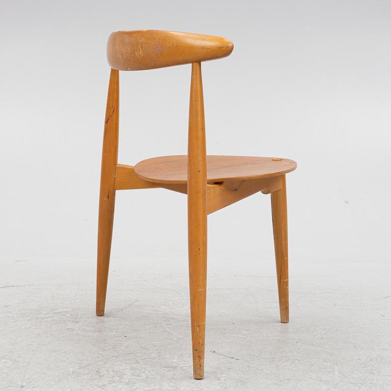 Hans J. Wegner, stol, "Hjertestolen", Fritz Hansen, Danmark, 1950/60-tal.