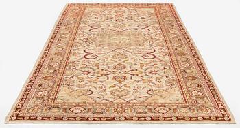 An Antique Amritsar carpet, Northern India, c. 437 x 189 cm.