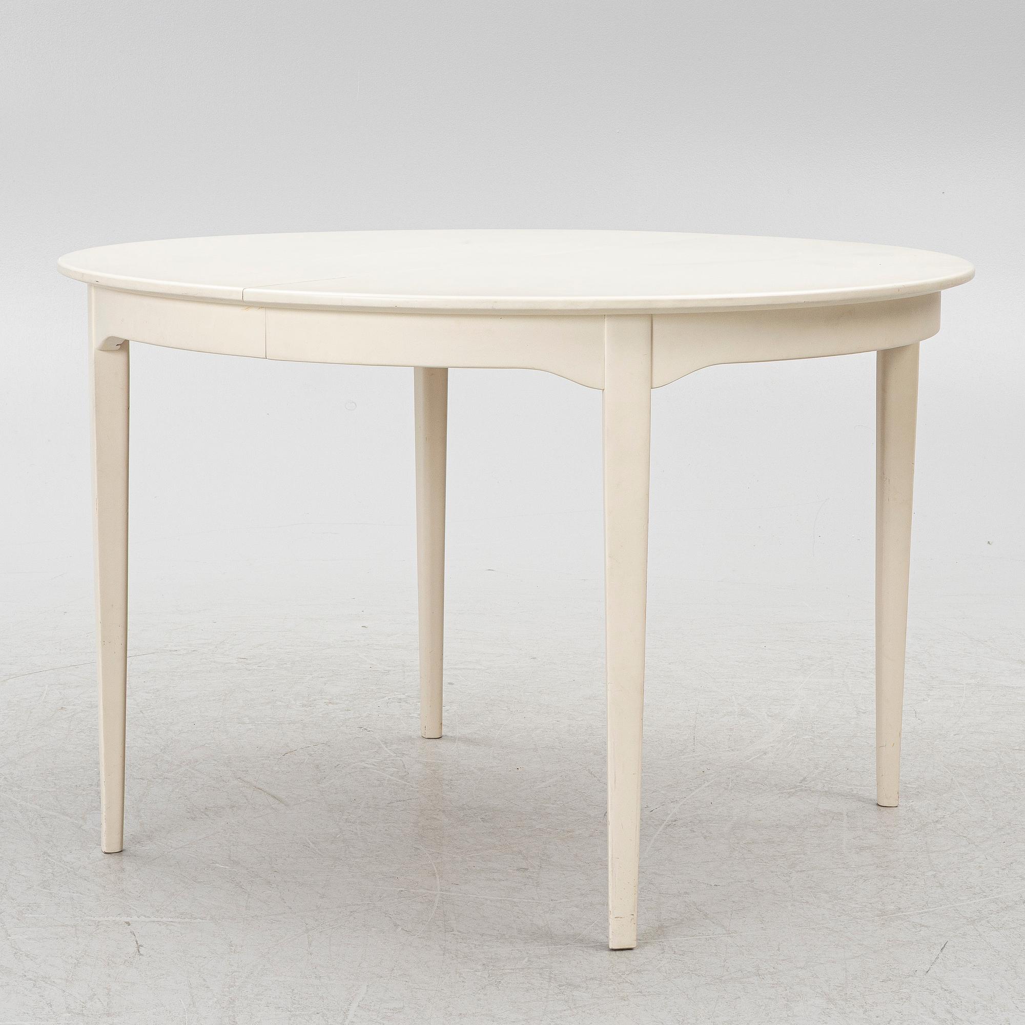 Carl Malmsten, a dining table "Talavid", Waggeryds Möbelfabrik AB, second half of the 20th century.