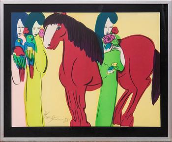 Walasse Ting, untitled, 1981.