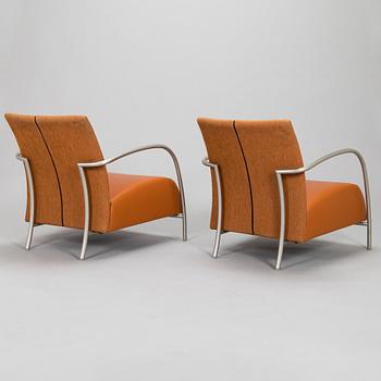 Gijs Papavoine, a pair of 'Lomas' easy chairs for Montis.