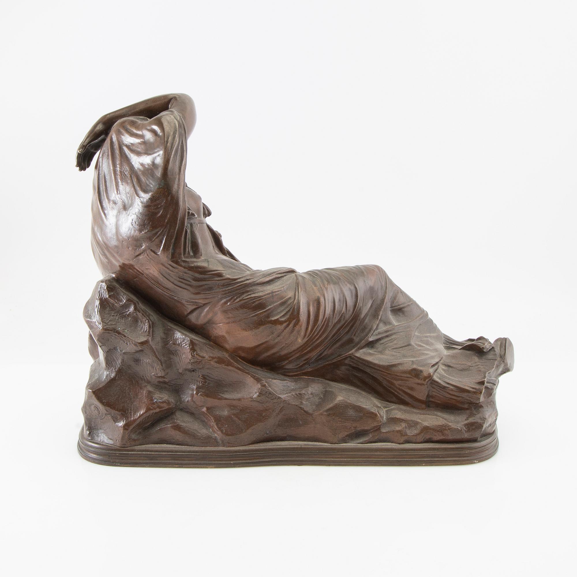 Pierre Julien after the sculpture "Sleeping Ariadne" (after an ancient original).