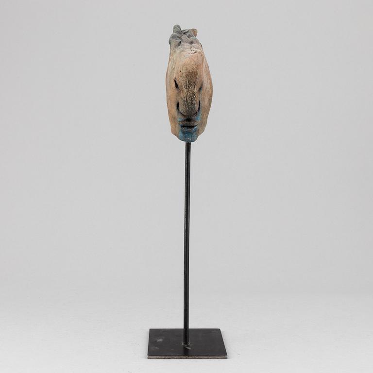 Henrik Allert, a glazed earthenware sculpture, signed.