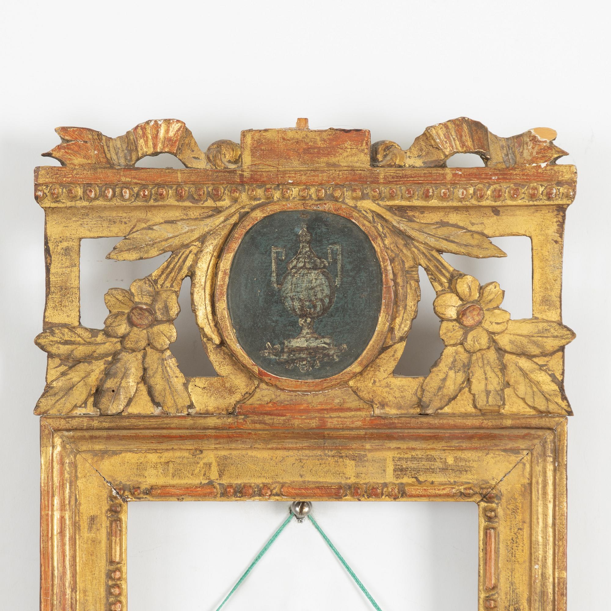 Spegelram, sent 1700-tal, Gustaviansk.