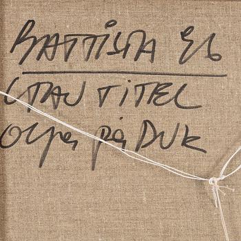 Enrique Battista, oil on canvas, signed and dated -96 on verso.