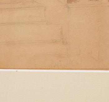 ROBERT HÖGFELDT, akvarell, signerad.