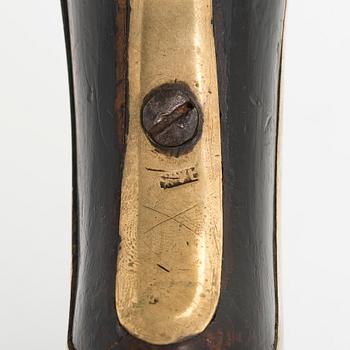 A Russian flintlock pistol, model 1809.